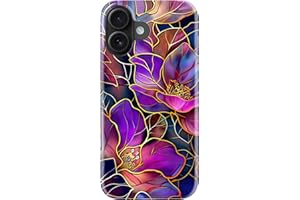 Bemal Cute Case for iPhone 16, Wireless Charging Compatible, Dual Layer Hard PC + Silicone Protective Cover, Slim Aesthetic Y