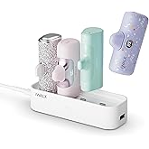 iWALK Charger Station for Portable Charger 4500mAh, 4800mAh, 5000mAh Power Bank for iPhone Charging Station Multiple USB-C Fa