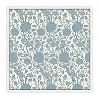 SIGNWIN Framed Canvas Wall Art Leaves Pattern Canvas Prints Home Artwork Decoration for Living Room,Bedroom - 16x16 inches