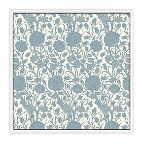 SIGNWIN Framed Canvas Wall Art Leaves Pattern Canvas...