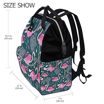 flamingo diaper bag