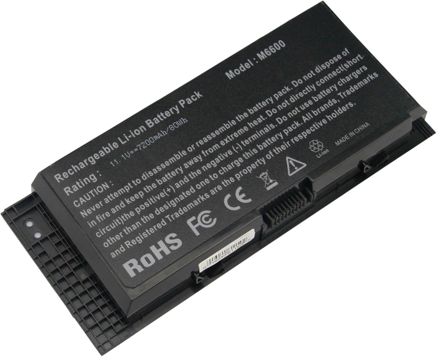 Amazon Com M6700 M6600 Kj321 Replacement Battery For Dell Precision M4800 M6800 Series Fits Fv993 Fjj4w Pg6rc V7m28 Laptop Home Audio Theater