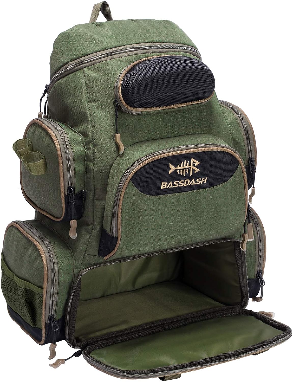 fishing backpack with rod holder