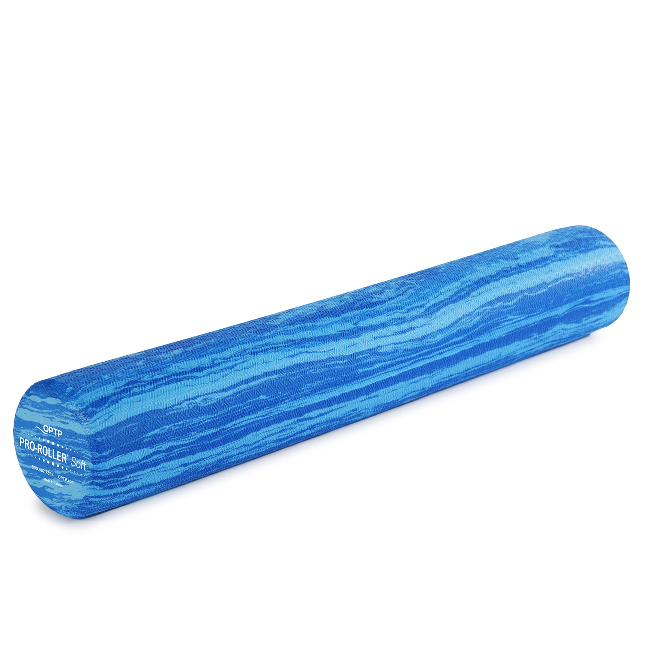 Photo 1 of OPTP PRO-Roller Soft Density Foam Roller – Low Density Soft Foam Roller for Physical Therapy, Pilates, Yoga Foam Roll Exercises, and Muscle Recovery- Blue 36" x 6"