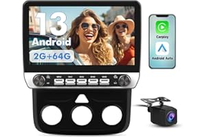 J JUNSUN Android 13 Car Radio Stereo for Dodge RAM 1500 2500 3500 2013 2014 2015 2016 2017 2018 with Carplay Android Auto Bluetooth Manual AC