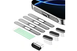 4 Pack USB C Dust Plug USB C Port Cover, Type C Charging Port Plug Cover with Speaker Dust Covers Phone Accessories for iPhon