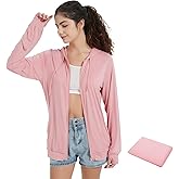 QBK Light Weight Zip Up Hoodie Thin Summer Jacket For Women