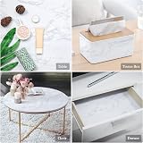 Decoroom Marble Self Adhesive Wallpaper Granite Grey White 90x600cm view 2