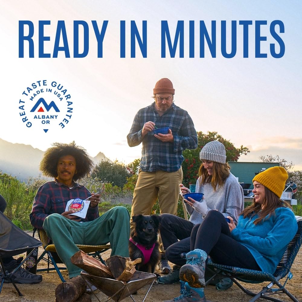 Mountain House Granola with Milk & Blueberries | Freeze Dried Backpacking & Camping Food | Vegetarian | 2 Servings
