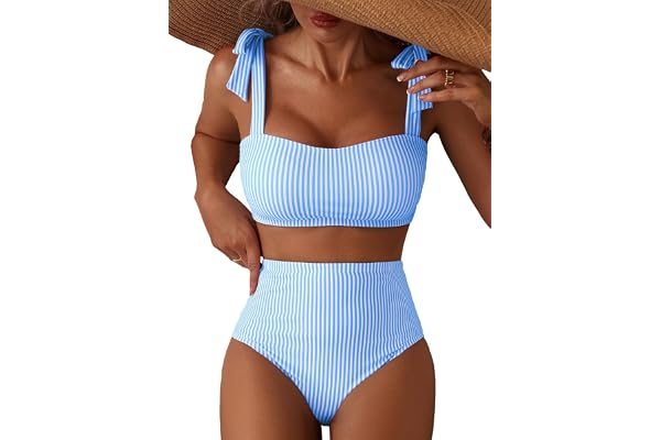 Herseas one-shoulder removable strap swimsuit