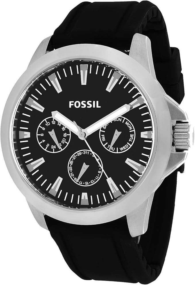 Fossil BQ1291 - Reloj para Hombres, Correa de Silicona ...