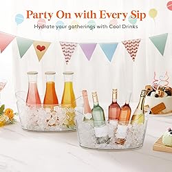 Lifewit Large 6.5L Ice Bucket for Parties 4 Pcs