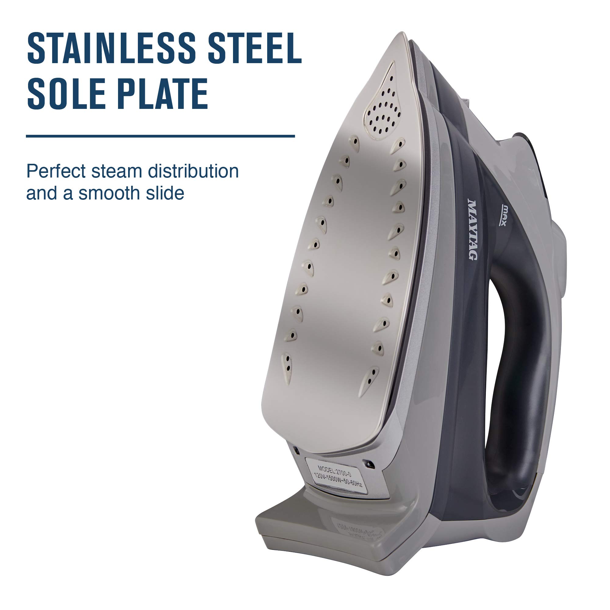Maytag Speed Heat Steam Iron & Vertical Steamer with Stainless Steel