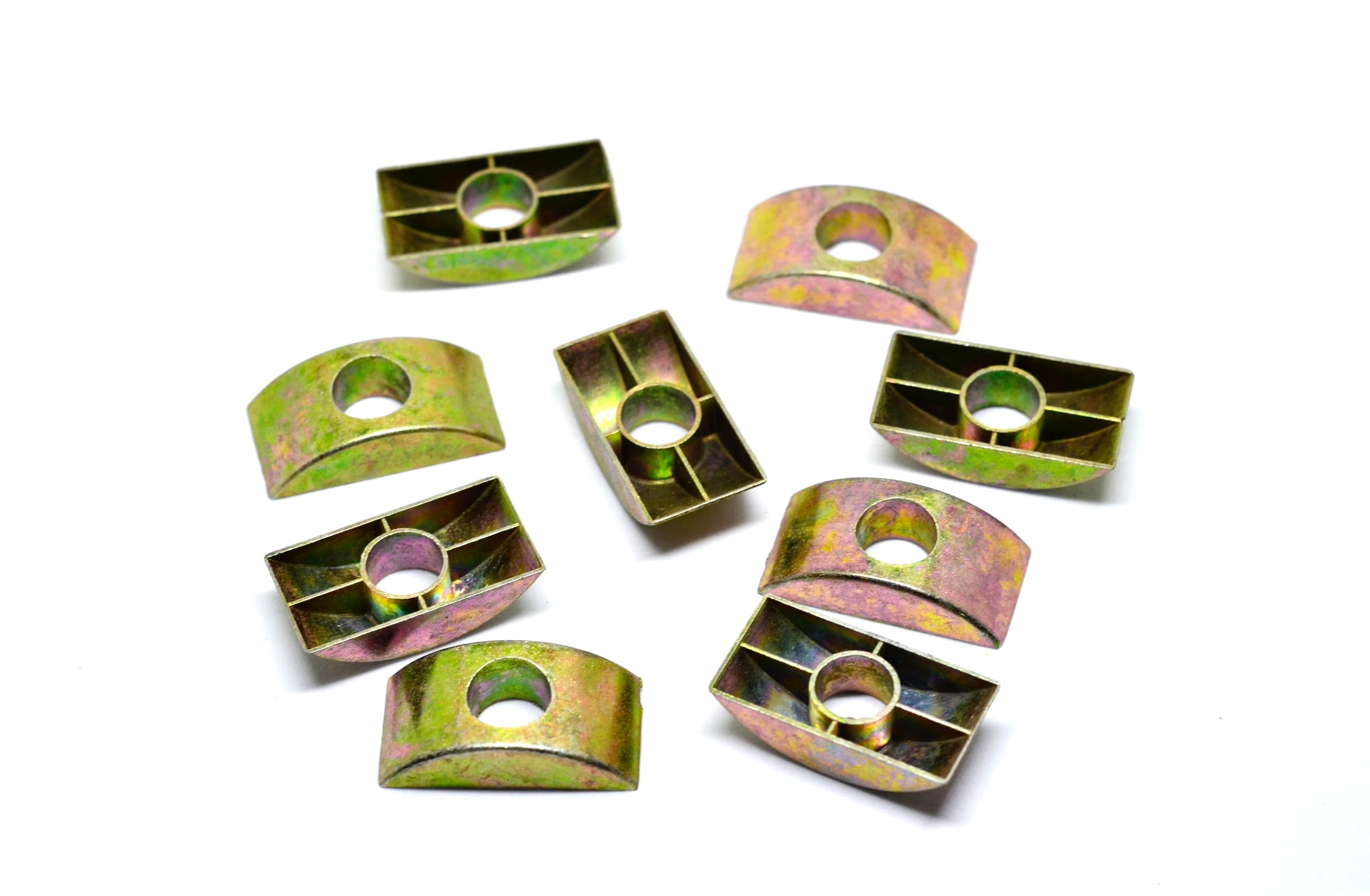 Half Moon Furniture Washers - Heavy-Duty - Perfect for Securing Furniture Joints & Flat Surfaces - Corrosion-Resistant (8, M8)