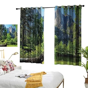 Amazon Com Navy Blue Curtains Apartment Decor Collection