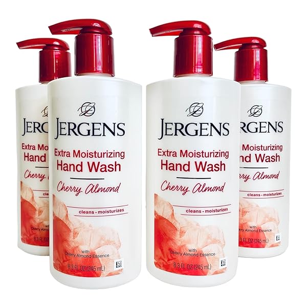 JERGENS EXTRA MOISTURIZING HAND WASH SOAP DISPENSER –...