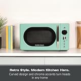 Hamilton Beach Retro Microwave 20L 700W Digital LED 8 Pre-sets Mint HB70H20M view 3