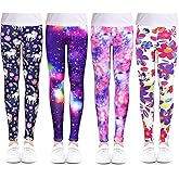ZukoCert Girls Leggings Multipack - Soft Comfortable Athletic Leggings for Girls 4-12 Years