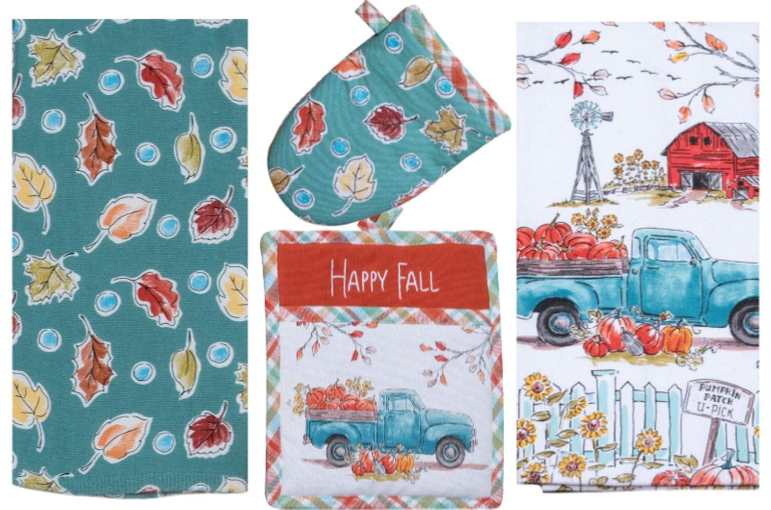 The 9 Best Autumn Tea Towel And Oven Mitt Set