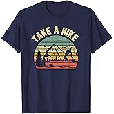 Take A Hike Shirt Retro Hiker Outdoors Camping Nature Hiking T-Shirt