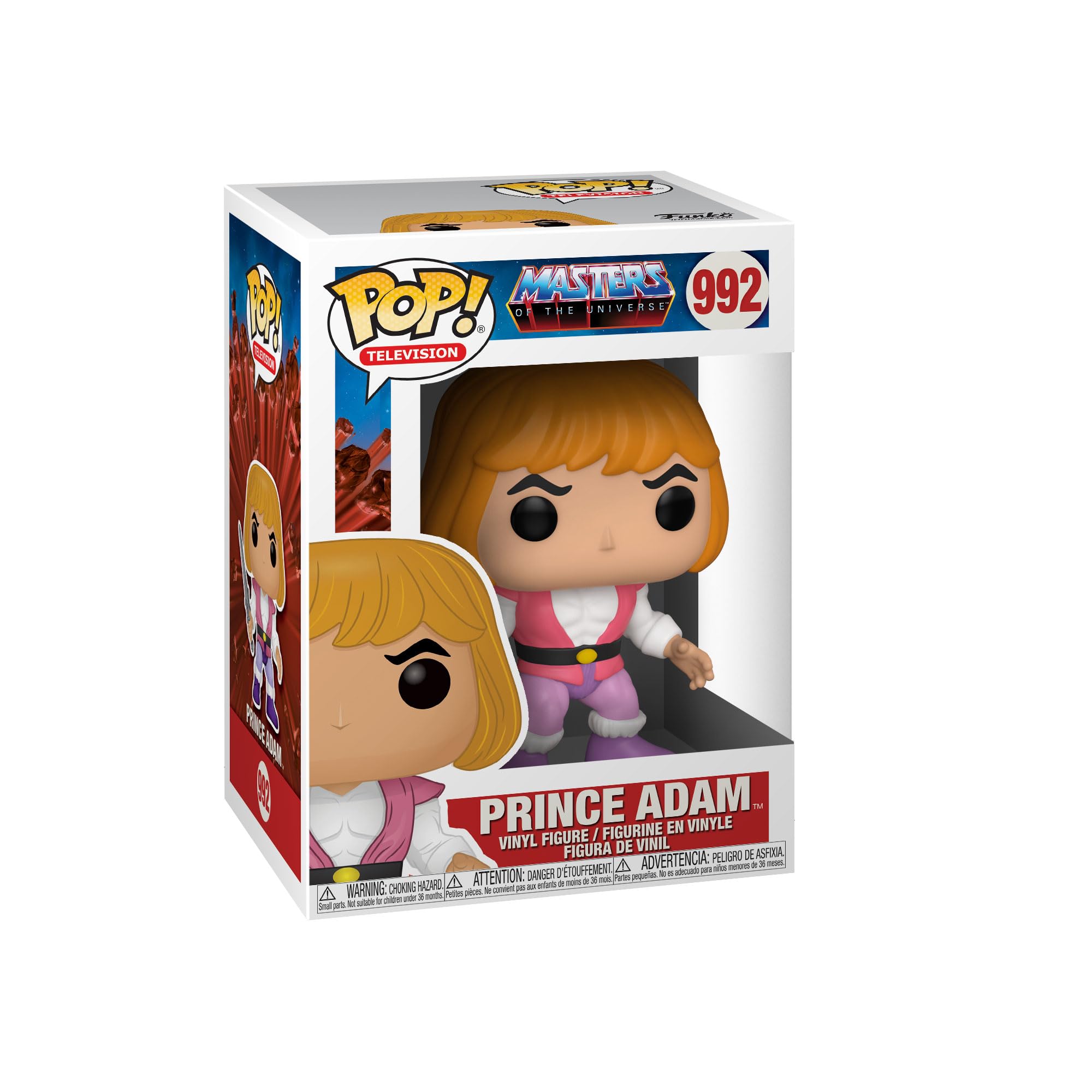 Funko POP! Animation: Masters Of the Universe-Prince Adam - Collectable Vinyl Figure - Gift Idea - Official Merchandise - Toys for Kids & Adults - TV Fans - Model Figure for Collectors and Display