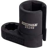 OEMTOOLS 25249 Oxygen Sensor Crowfoot Wrench, Reliable Oxygen Sensor Socket for Efficient Vehicle Sensor Maintenance, 22MM Wrench for Sensor Socket Kit, Durable Automotive Repair Tool