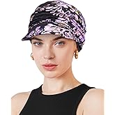 Awefeel Chemo Headwear Viscose Newsboy Cap for Women Winter and Spring Hats