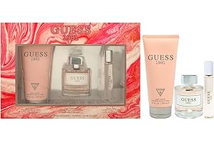 Guess 1981 for Women 3 Piece Gift Set 3.4oz Eau De Toilette Spray, 0.5oz Eau De Toilette Spray, 6.7oz Body Lotion, 1 Count