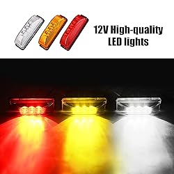 25 Pcs 4 Inch Trailer Marker Lights Front Rear Side