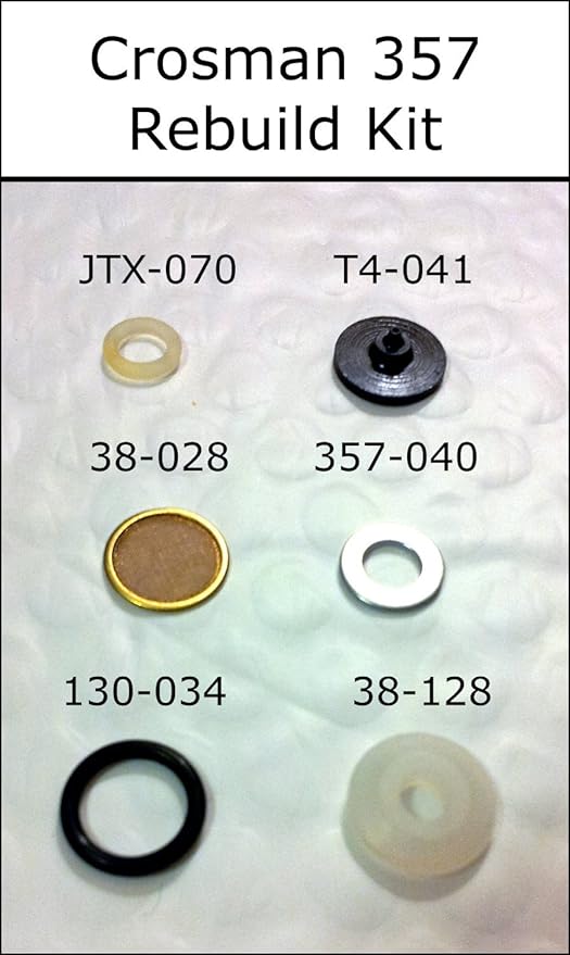 Crosman 357 Rebuild Seal ORing Kit Includes 38028 38128 130034