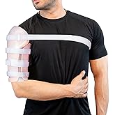 Shuyan Jiao Sarmiento Brace - Humeral Shaft Fracture Splint Humeral Fracture Brace for Broken Upper Arm Shoulder Bicep Left/Right Arm Long-Bone Humerus Fracture for Men and Women (M)