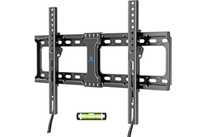 UL Listed Fixed TV Wall Mount for 37-86 Inch Screens, Low Profile TV Mount Fits 16", 18", 24" Studs, Wall Mount Bracket with Quick Release Lock, Max VESA 600x400mm, Holds up to 132 lbs by USX STAR