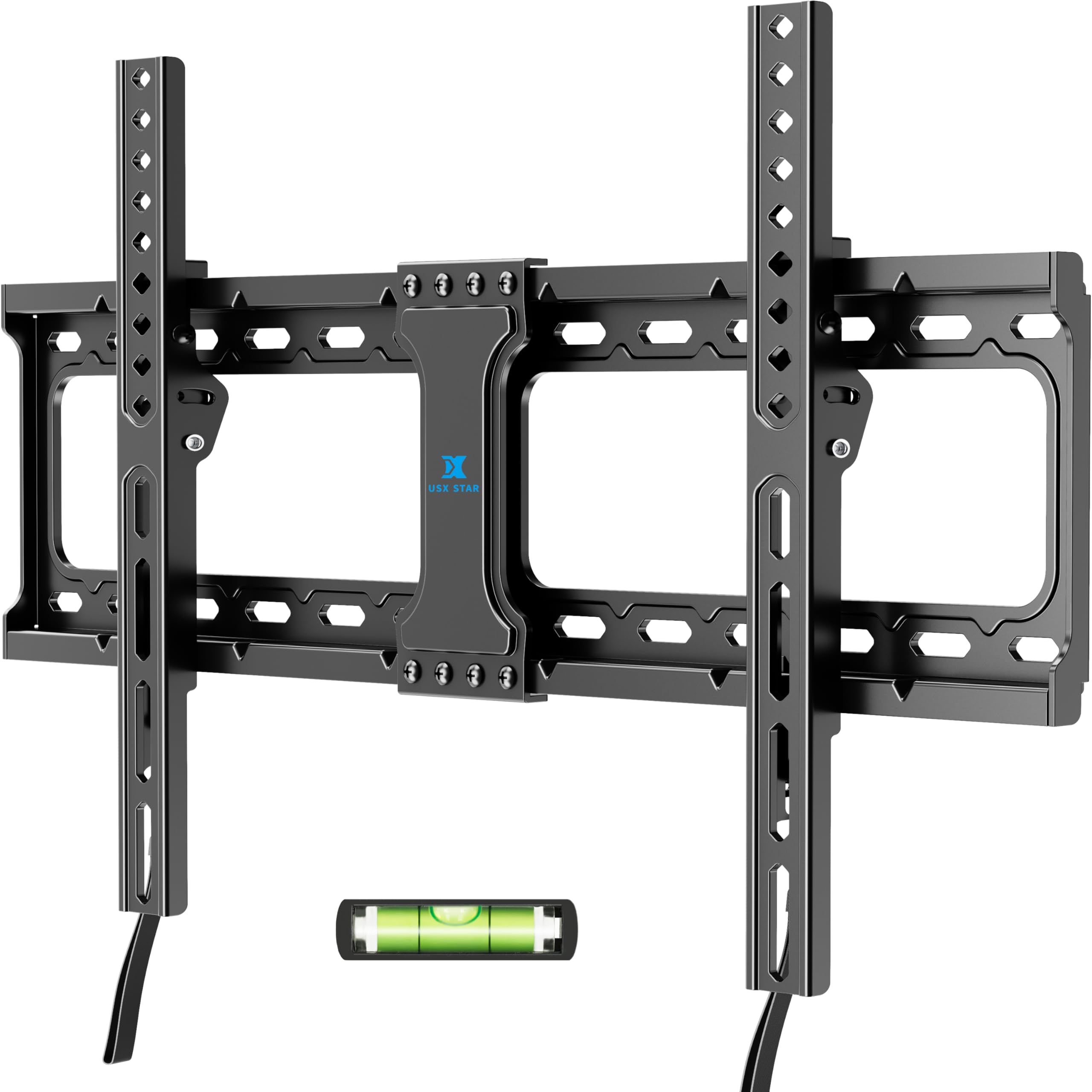 Photo 1 of UL Listed Fixed TV Wall Mount for 37-86 Inch Screens, Low Profile TV Mount Fits 16", 18", 24" Studs, Wall Mount Bracket with Quick Release Lock, Max VESA 600x400mm, Holds up to 132 lbs by USX STAR