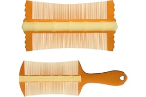 2Pcs Fine Tooth Dandruff Combs for Scalp Care, Dual - Sided Detangling Teeth, Ideal for Thick and Thin Hair, Remove Lice, Fle