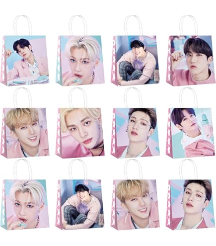 Amazon.com: KINON, 16 Pack Party favor Gift Bags for BTS Fans
