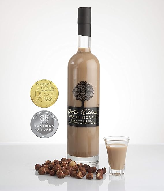 Crème de Noisette 700ml Dolce Cilento Nocciole Liqueur de Crème de