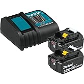 Makita BL1840BSC2 18V LXT® Lithium-Ion Battery and Charger Starter Pack (4.0Ah)
