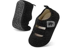 FEETCITY Toddler House Slippers Boys Girls Winter Slippers Kids Slippers Indoor Home Shoes Warm Socks