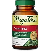 MegaFood Vegan Vitamin B12 with Vitamin B6 and Folic Acid, 30 Mini Tablets | Supports Cellular Energy Metabolism, Nervous System Health and Cardiovascular Function, Cellular Energy Support, 30 Servings