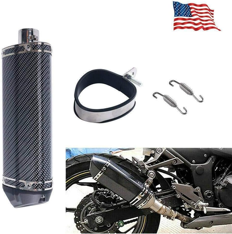 Motorcycle Exhaust Muffler with DB Killer Slip on Dirt Pit Bike Scooter ATV 38mm