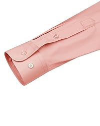 J.VER Men's Dress Shirts Solid Long Sleeve Stretch