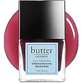 butter LONDON Nail Strengthener for Damaged Nails, Jelly Preserve - Translucent Finish Nail Polish Strengthens, Nourishes & Rejuvenates Nail Beds & Roots - Nail Care Products
