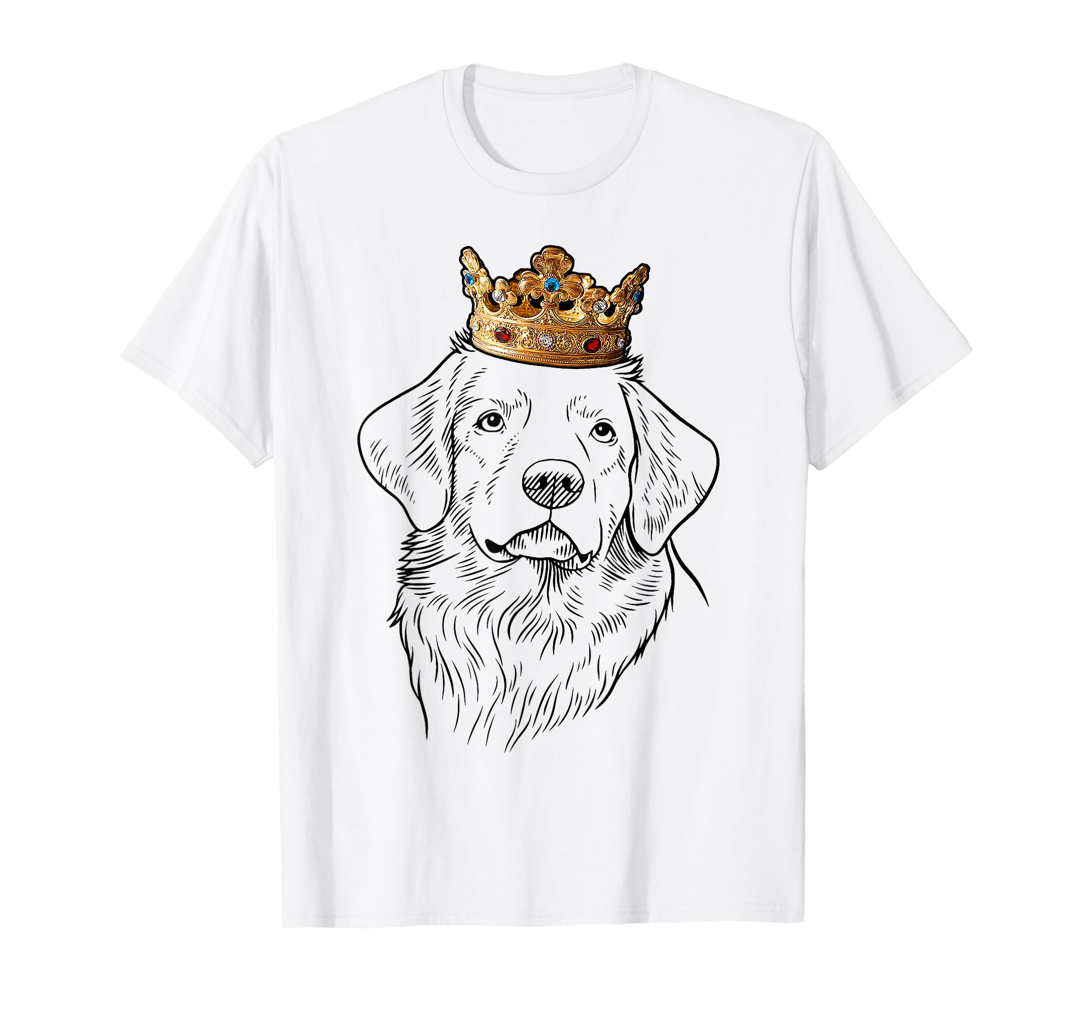 Nova Scotia Duck Tolling Retriever Dog Wearing Crown T-Shirt