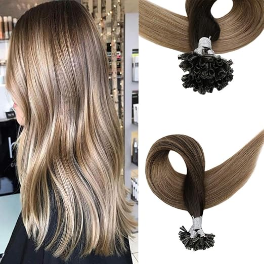 Amazon Com Easyouth U Tip Remy Human Hair Extension 14inches