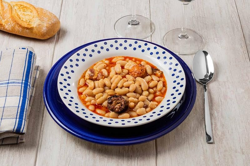 Besteckset 24-teilig für Tisch - Komplettes Besteck für 6 Personen, Set aus 6 Löffeln, 6 Messern, 6 Gabeln und 6 Dessertlöffeln - Silber, Serie Capri