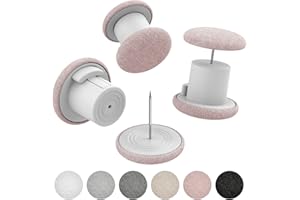 MAICOBI Duvet Pins and Clips – Double-Sided Fasteners to Secure Comforter in Cover, Soft Linen Duvet Cover Clips for Quilts, Cushions, and More (6, Pink)