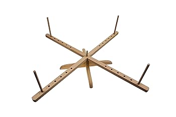 Stanwood Needlecraft Tabletop Amish Style Wooden Yarn Swift