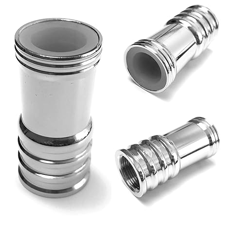 BLOCKARD Shisha Schlauch-Adapter Anschluss mit Gummi-Dichtung für z.B. Amy, NP-S, Kaya, SKS, 4 Stars, Caesar etc. Aluminium H