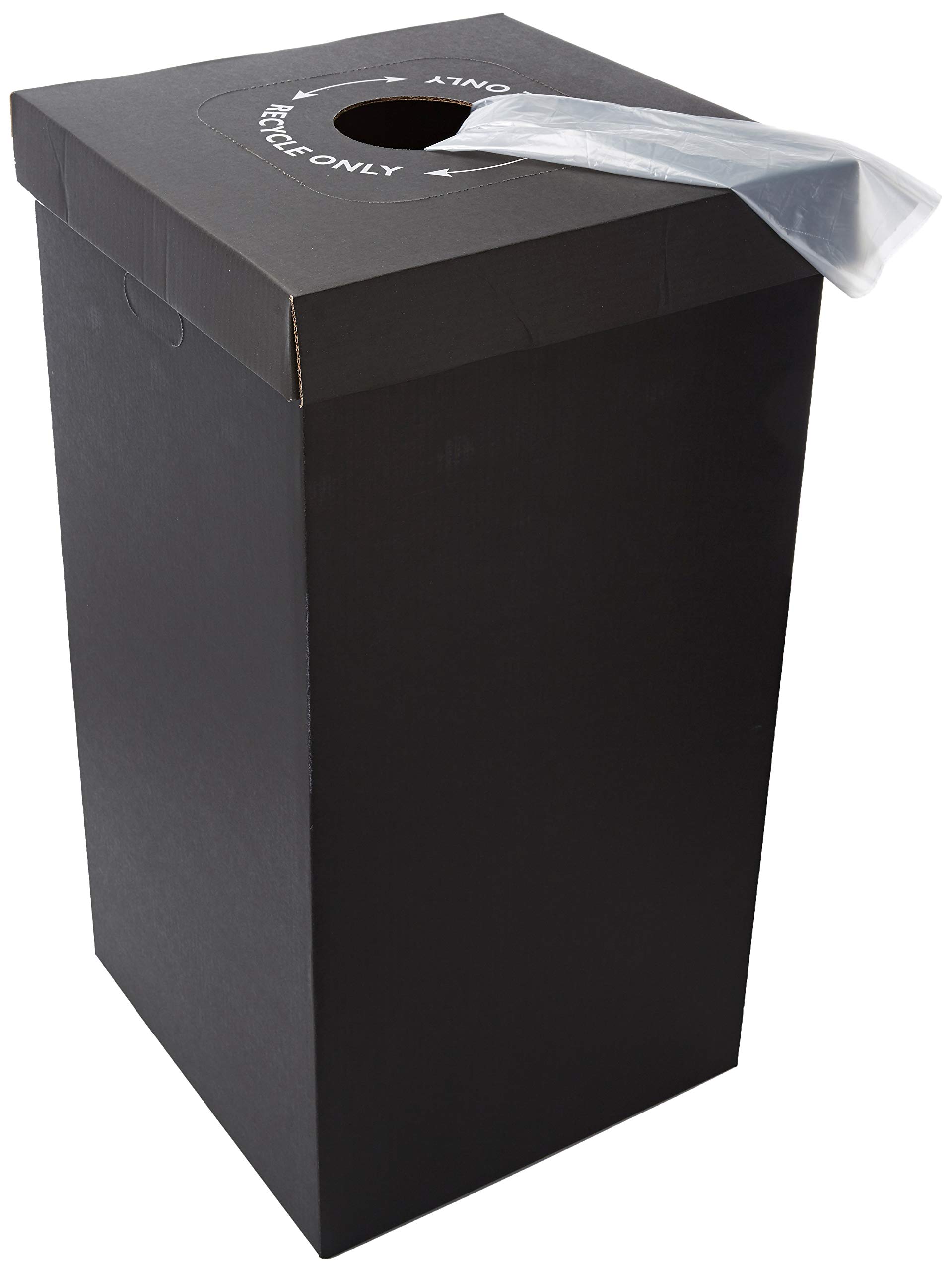 One Earth Disposable and Reusable Corrugated Cardboard Trash and