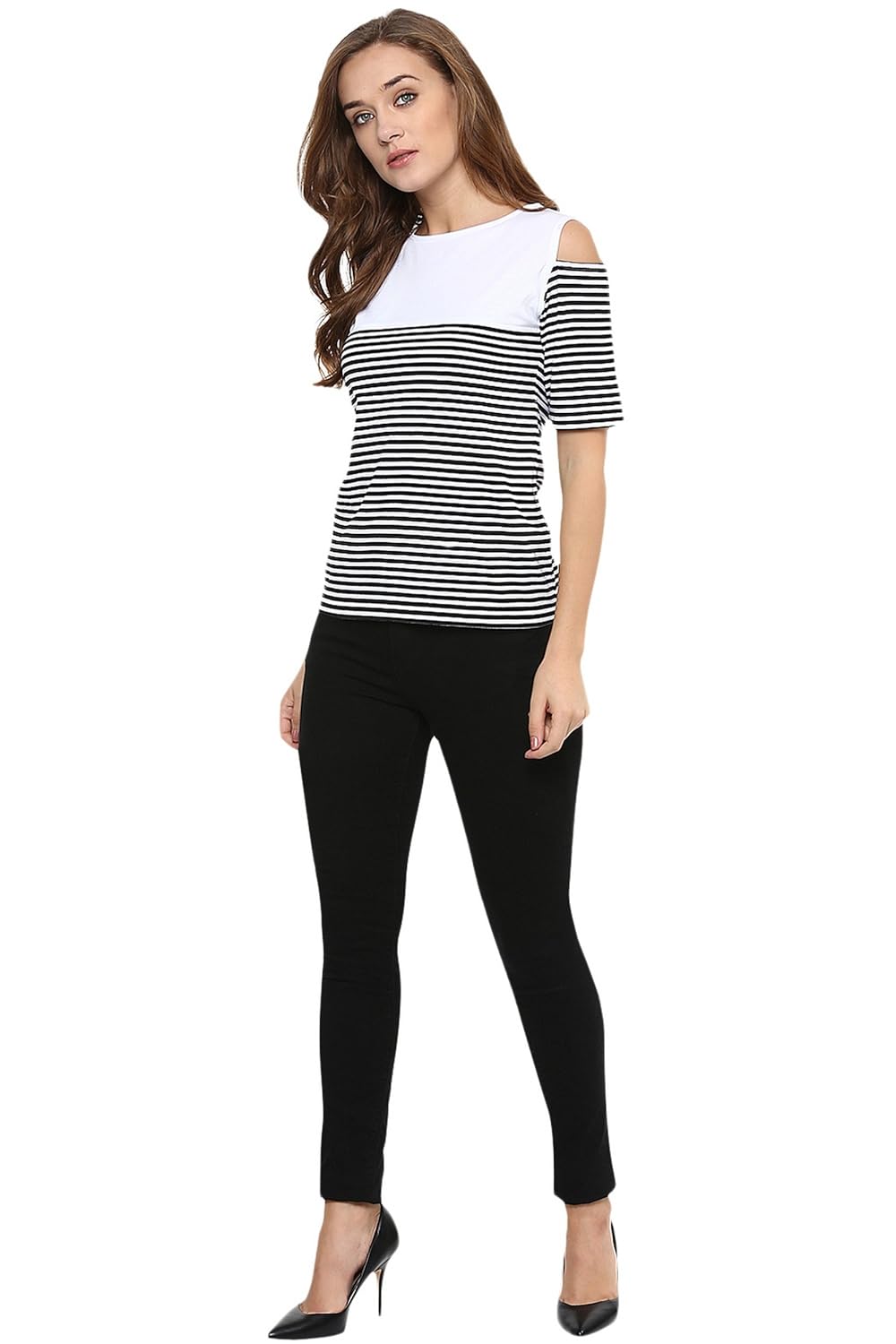 miss chase women's cut-out top